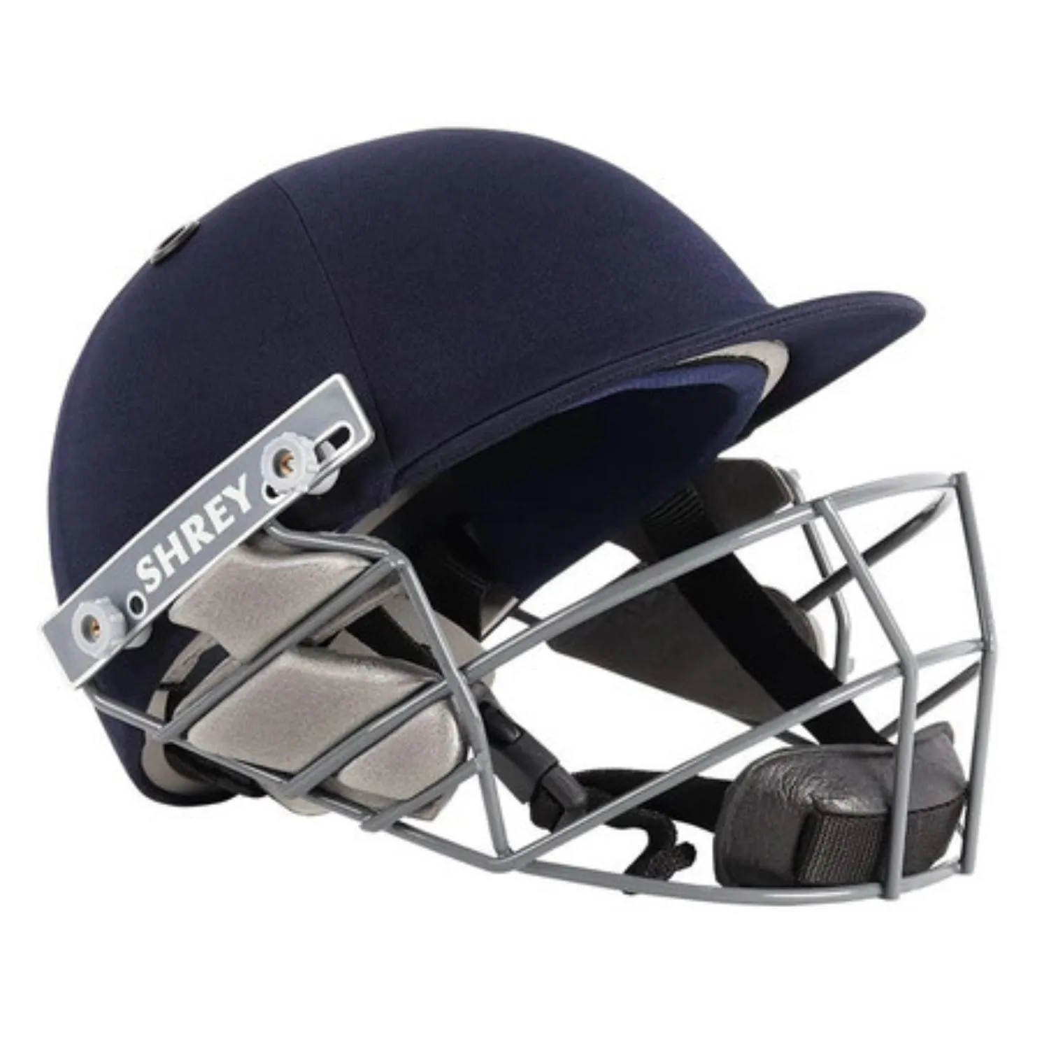 0004 Shrey Cricket Batting Helmet, Star - Navy Blue, S, M, L, XL