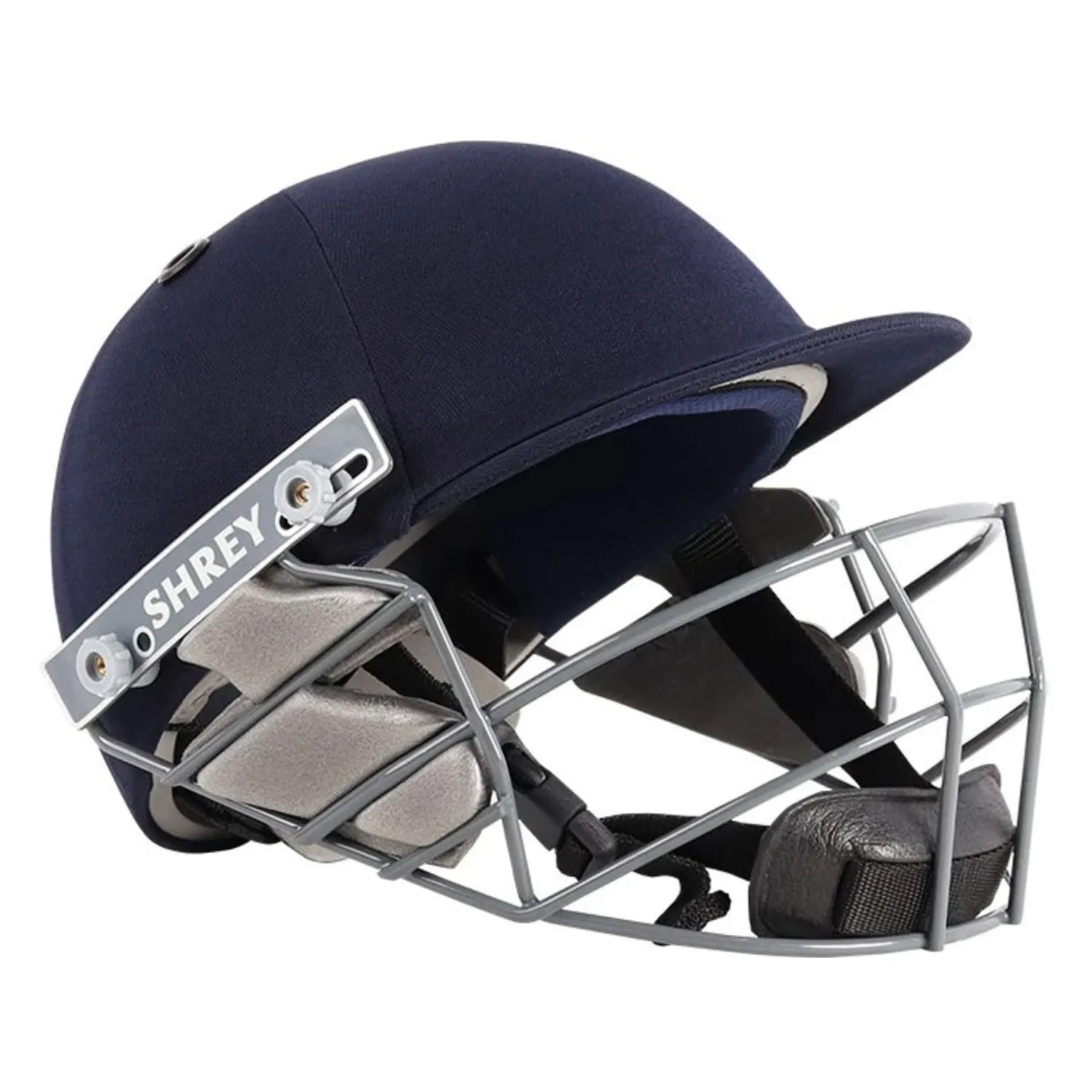 0004 Shrey Cricket Batting Helmet, Star - Navy Blue, S, M, L, XL