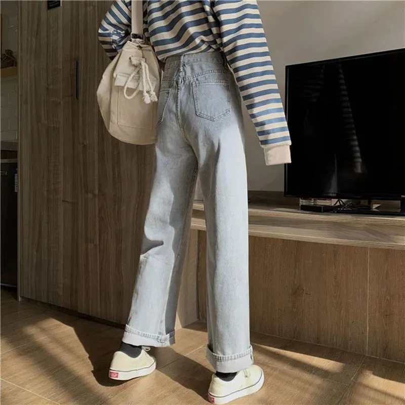 2024 Classic Women Pants with All-Match Button Pocket Design