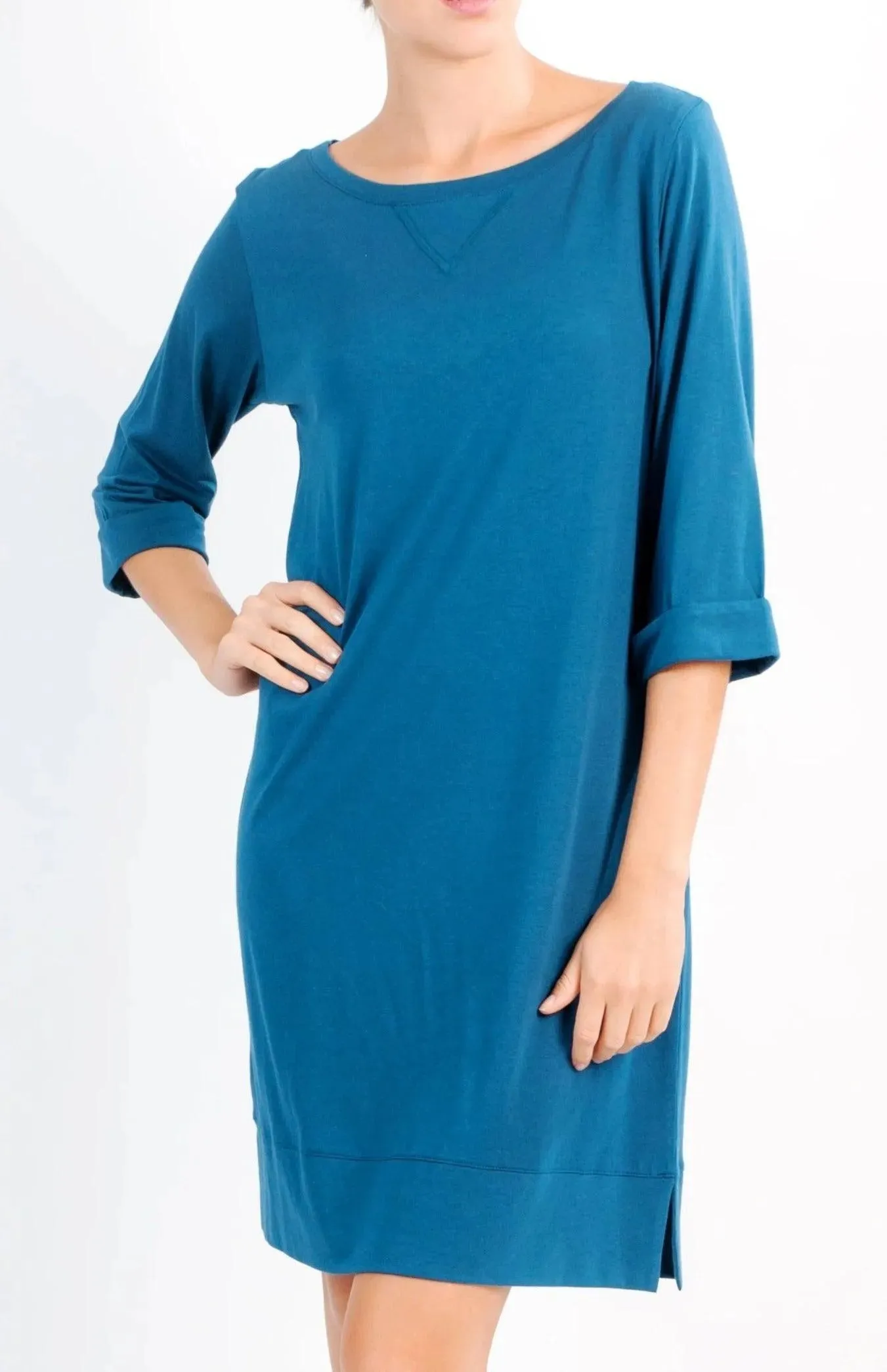 3/4 Sleeve Lounge Dress - Clearance Rack