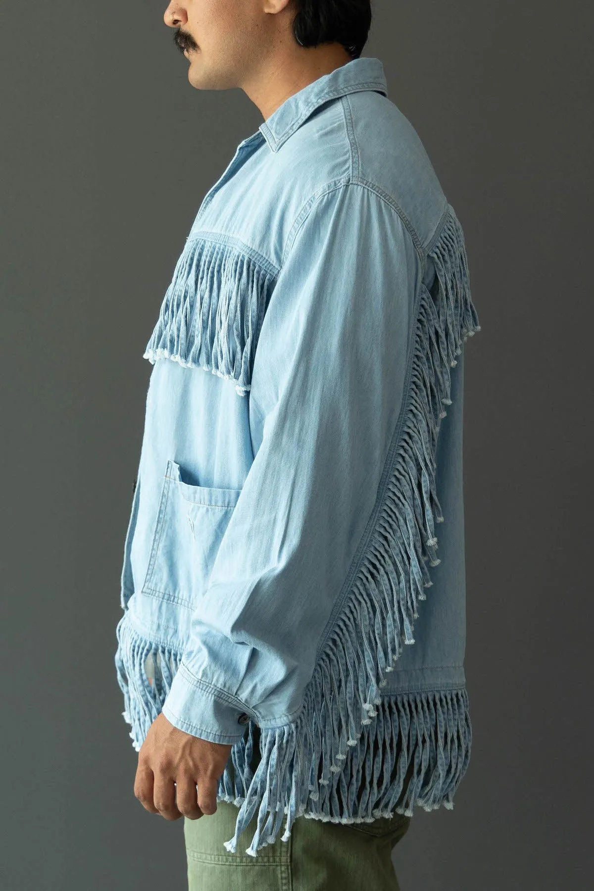 5.5oz Denim Fringe Board Shirt