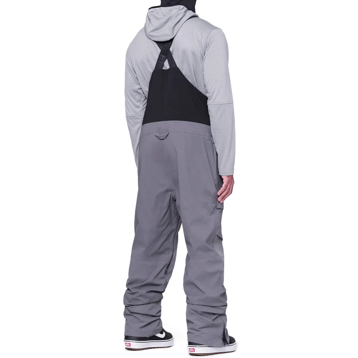 686 Grtx Stretch Dispatch Bib Snowboard Pants - Rhino Grey