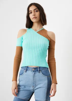 Abbey Cross Cut Out Knit Top