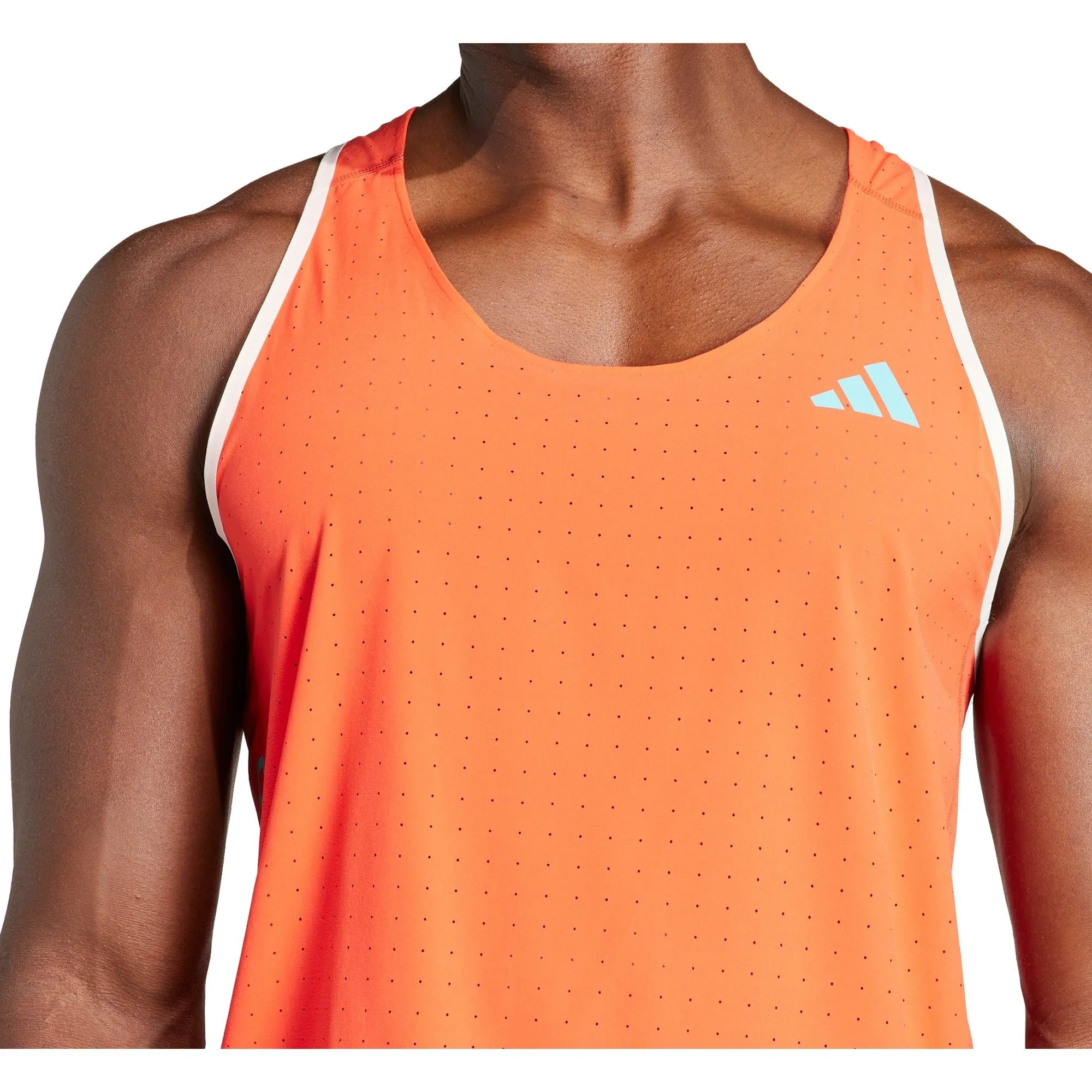 adidas Adizero Mens Running Vest - Red