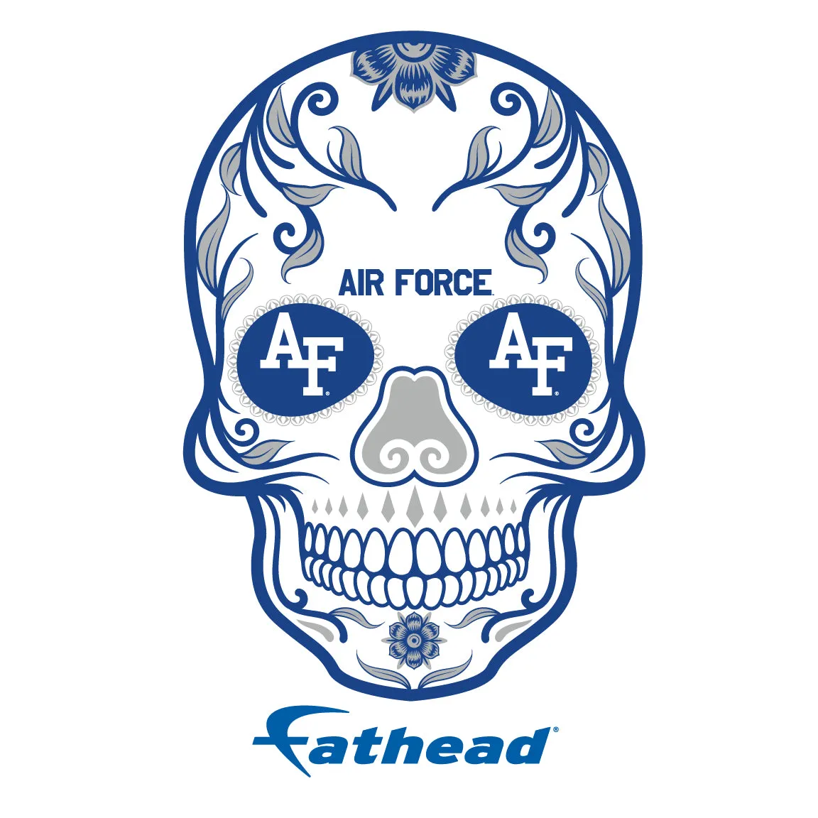 Air Force Falcons:   Skull Minis        - Officially Licensed NCAA Removable     Adhesive Decal