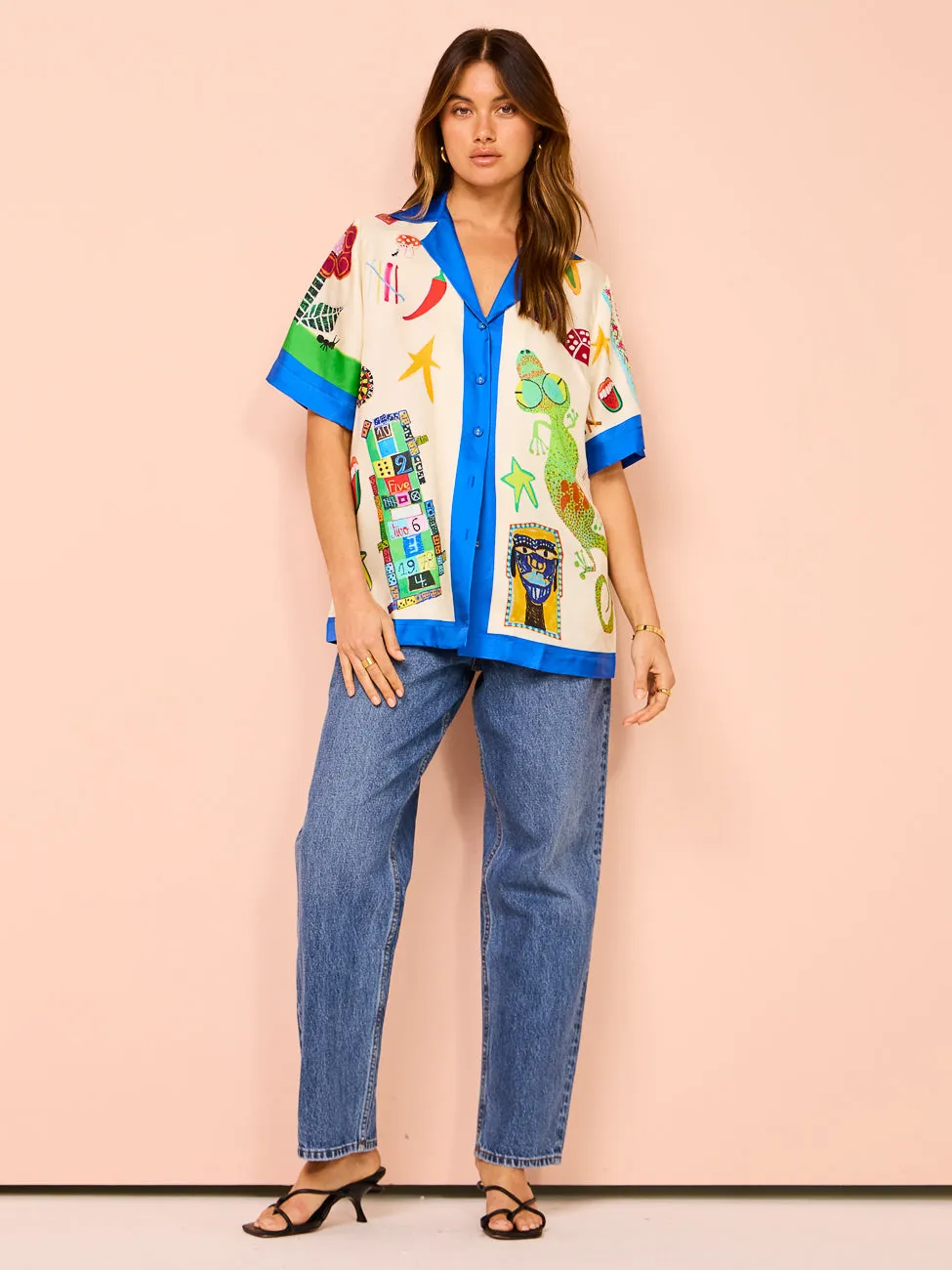 Alemais Rollers Shirt in Multi