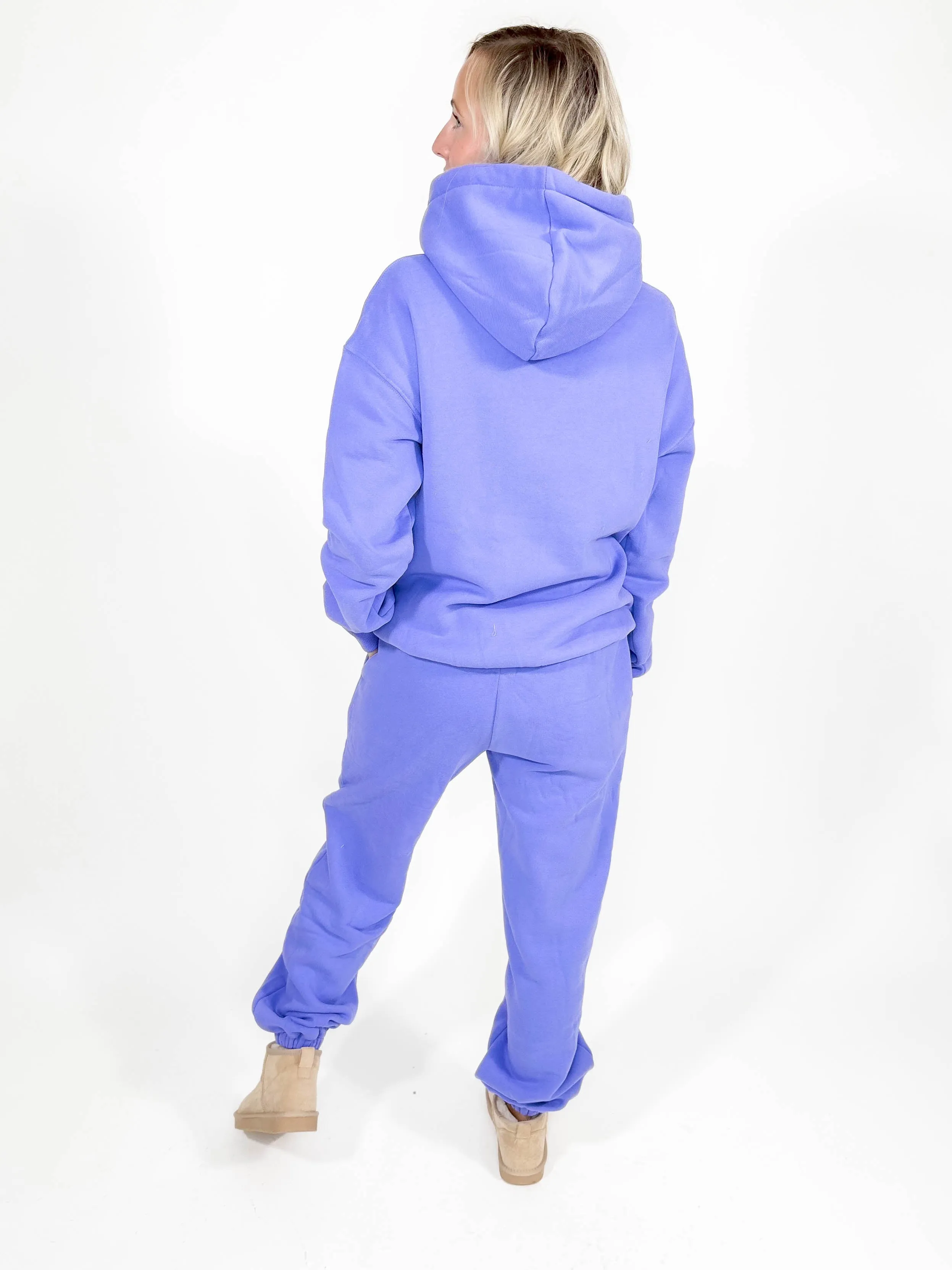 Ampersand Ave Comfort Zone Joggers- Periwinkle