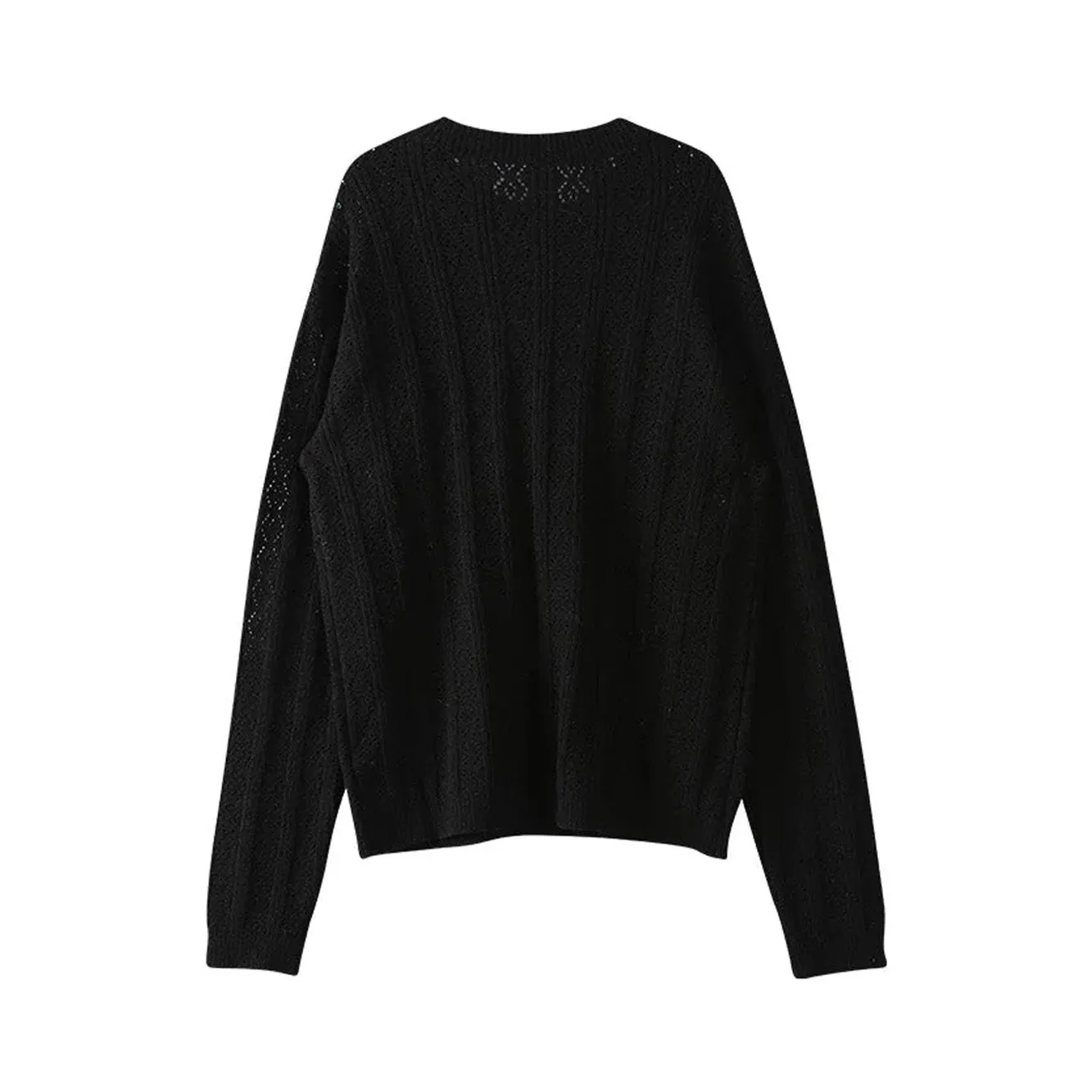 Andersson Bell Unisex Dragon Summer Crew-Neck Sweater 'Black'