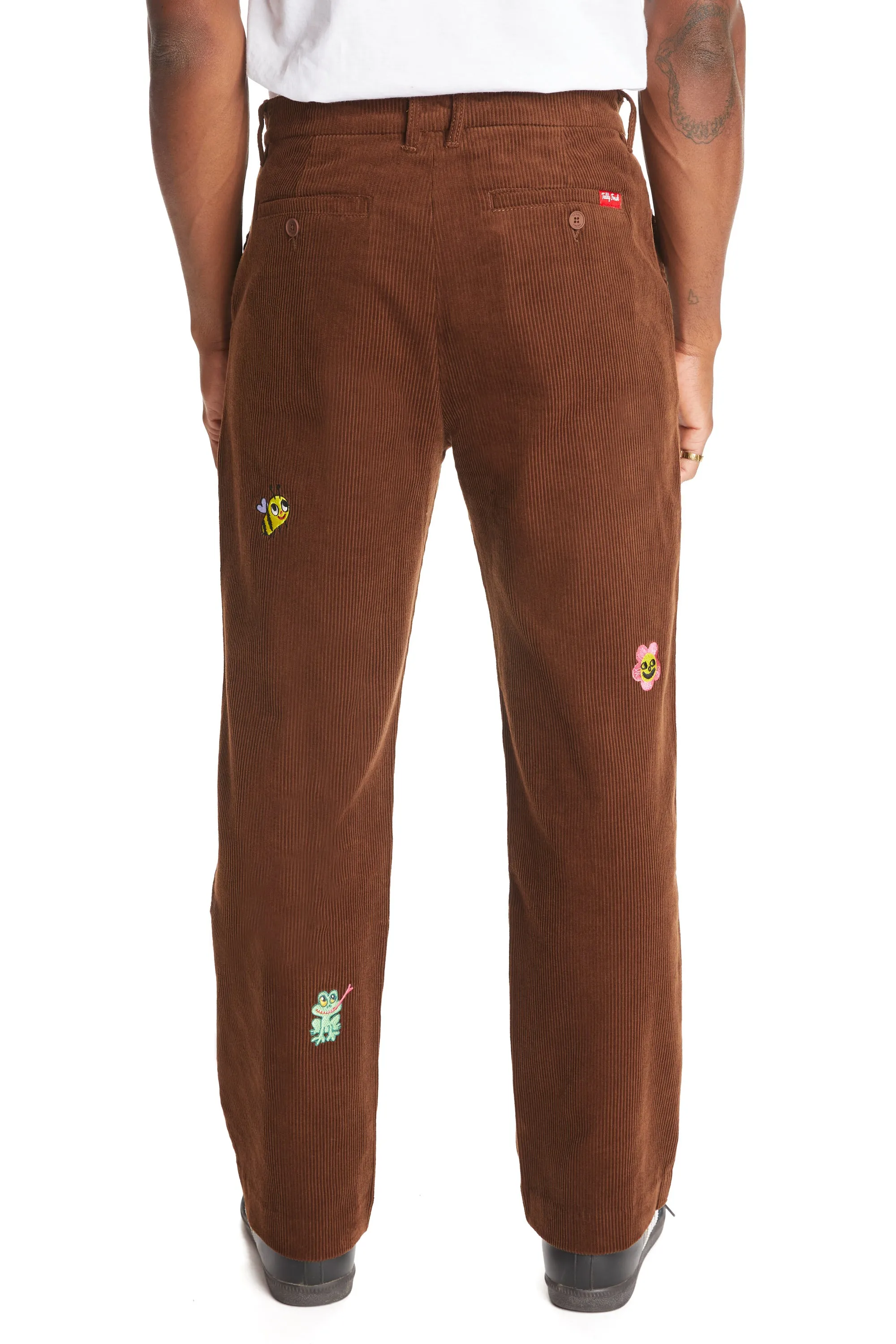 Applique Corduroy Pants