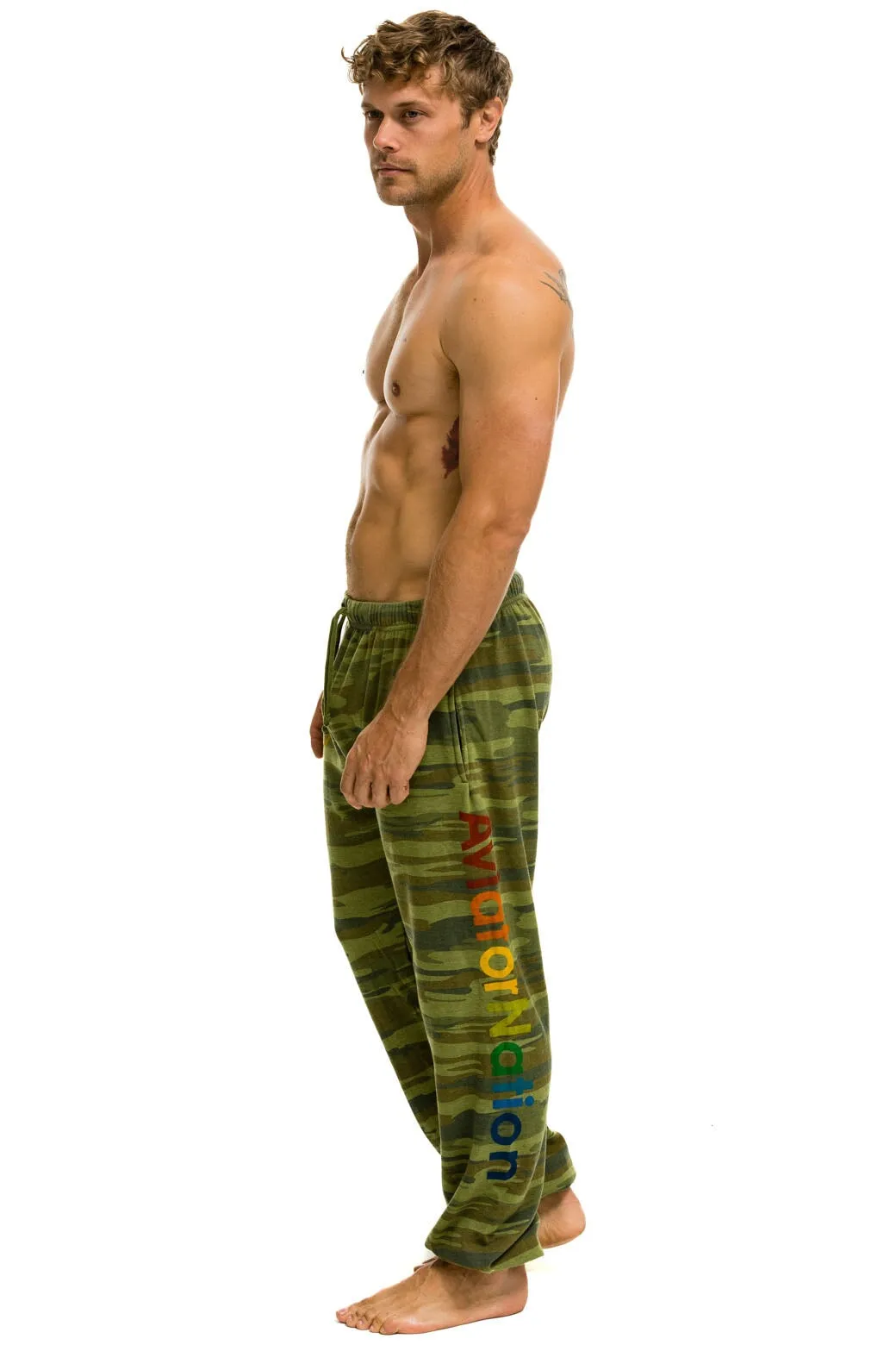 AVIATOR NATION VAIL SWEATPANT - CAMO