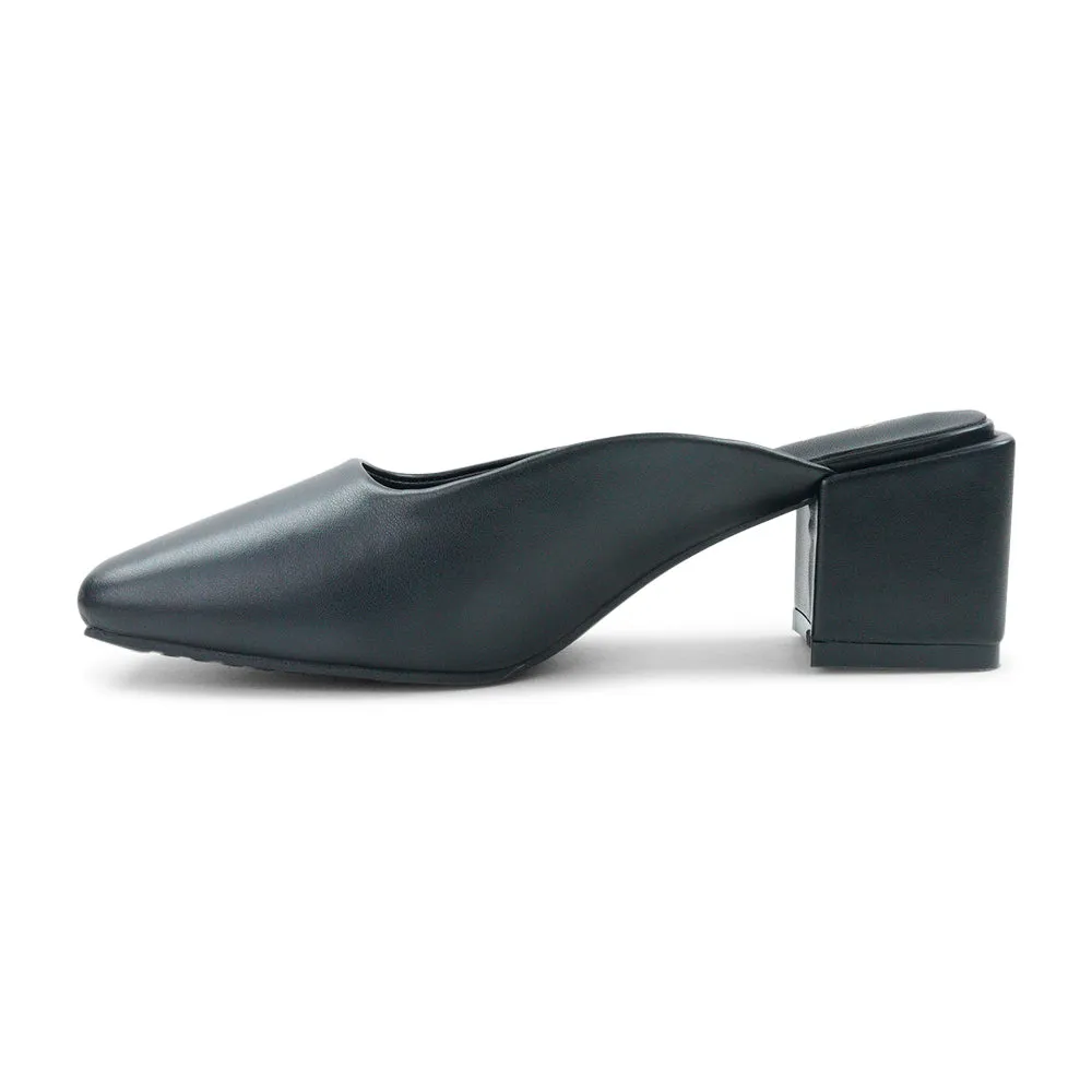 Bata JESSY Block Heeled Open-Back Shoe