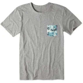 Beach Camo Slub Pocket T-Shirt by Life is good