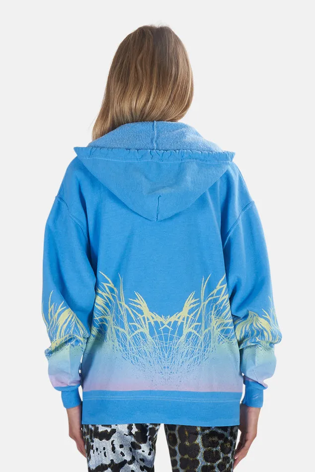 Beach Gradient Hamptons Hoodie Light Blue