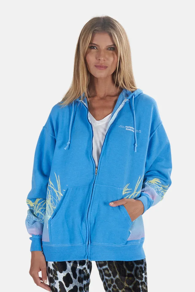 Beach Gradient Hamptons Hoodie Light Blue