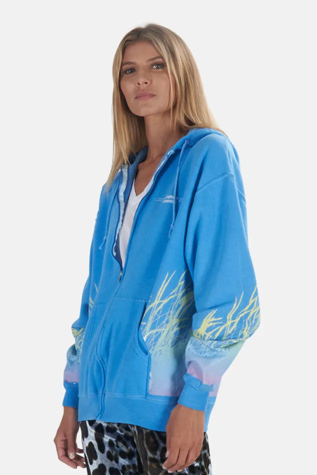 Beach Gradient Hamptons Hoodie Light Blue