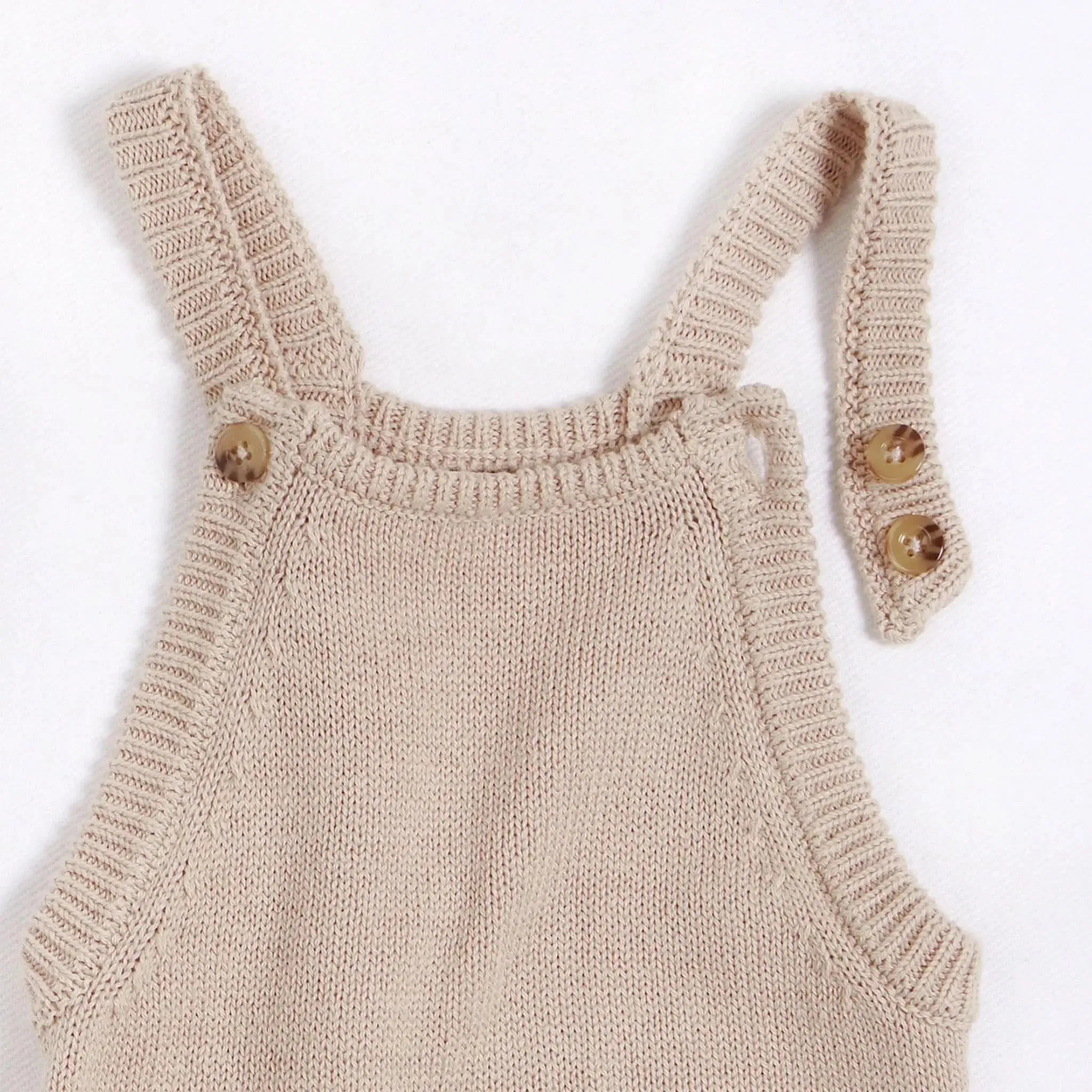 Bear Print Knit Overall Set | Petit Lem