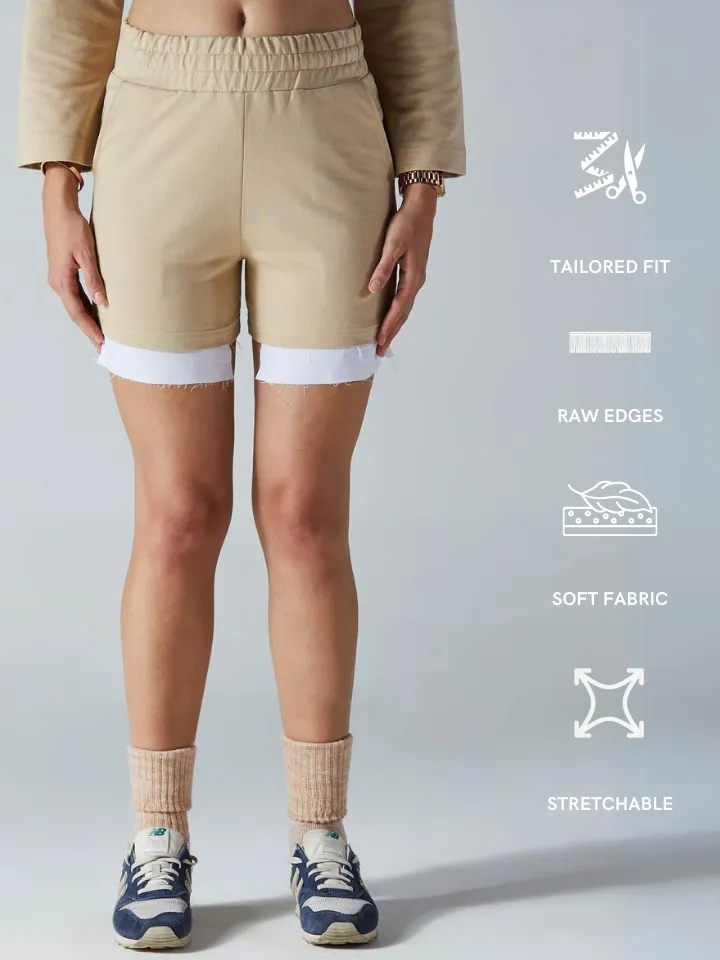 Beige ZenFeel Shorts