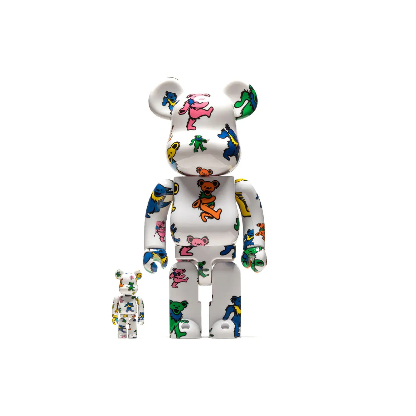 BE@RBRICK 400% GRATEFUL DEAD DANCING BEAR 2-PACK