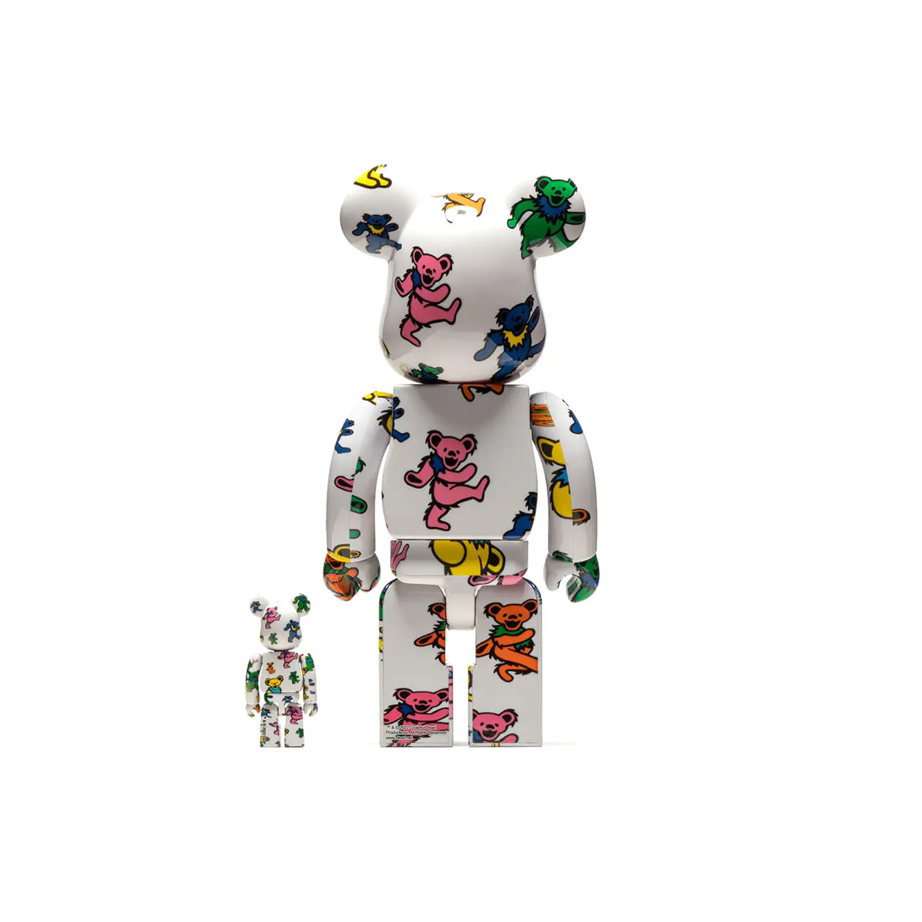 BE@RBRICK 400% GRATEFUL DEAD DANCING BEAR 2-PACK