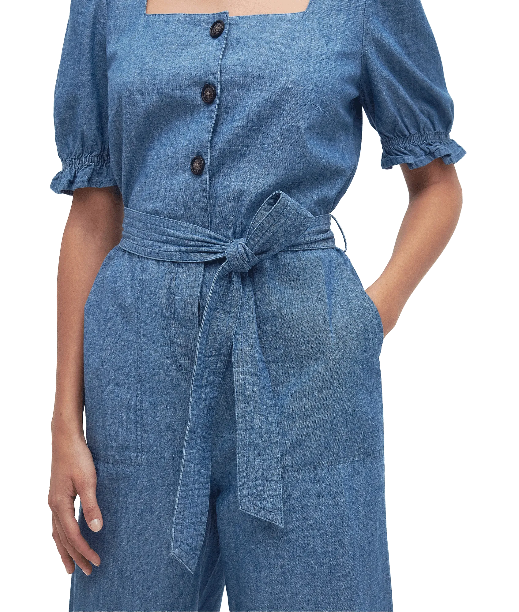 Berkley Wide Leg Jumpsuit - Blue