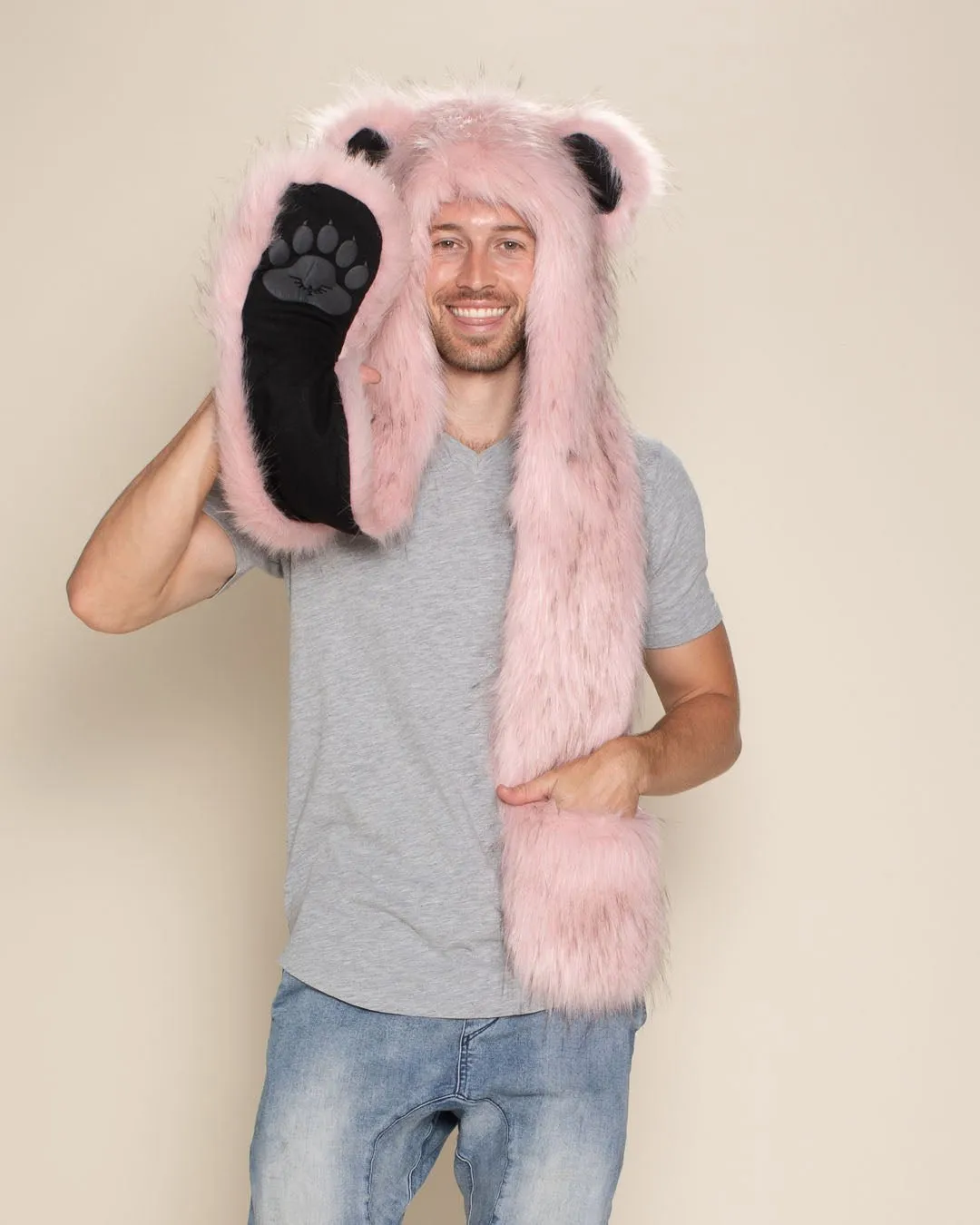 Blush Bear Collector Edition Faux Fur Hood | Men's