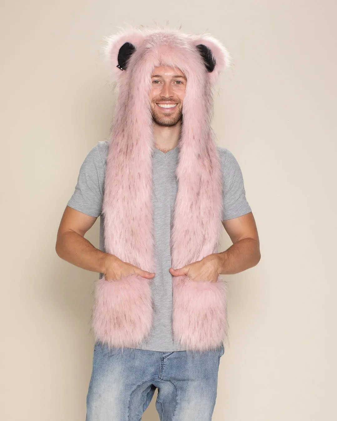 Blush Bear Collector Edition Faux Fur Hood | Men's