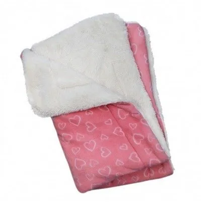 Blush of Love Fleece Turtleneck Pajamas & Matching Blanket