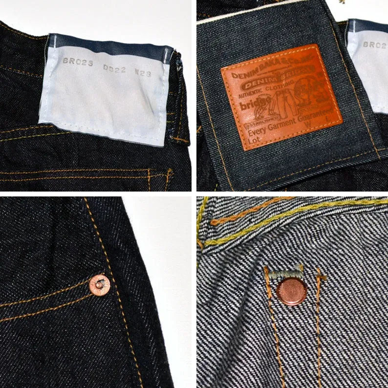 bridge "BR02S" WIDE STRAIGHT 13.5oz DB22 DENIM