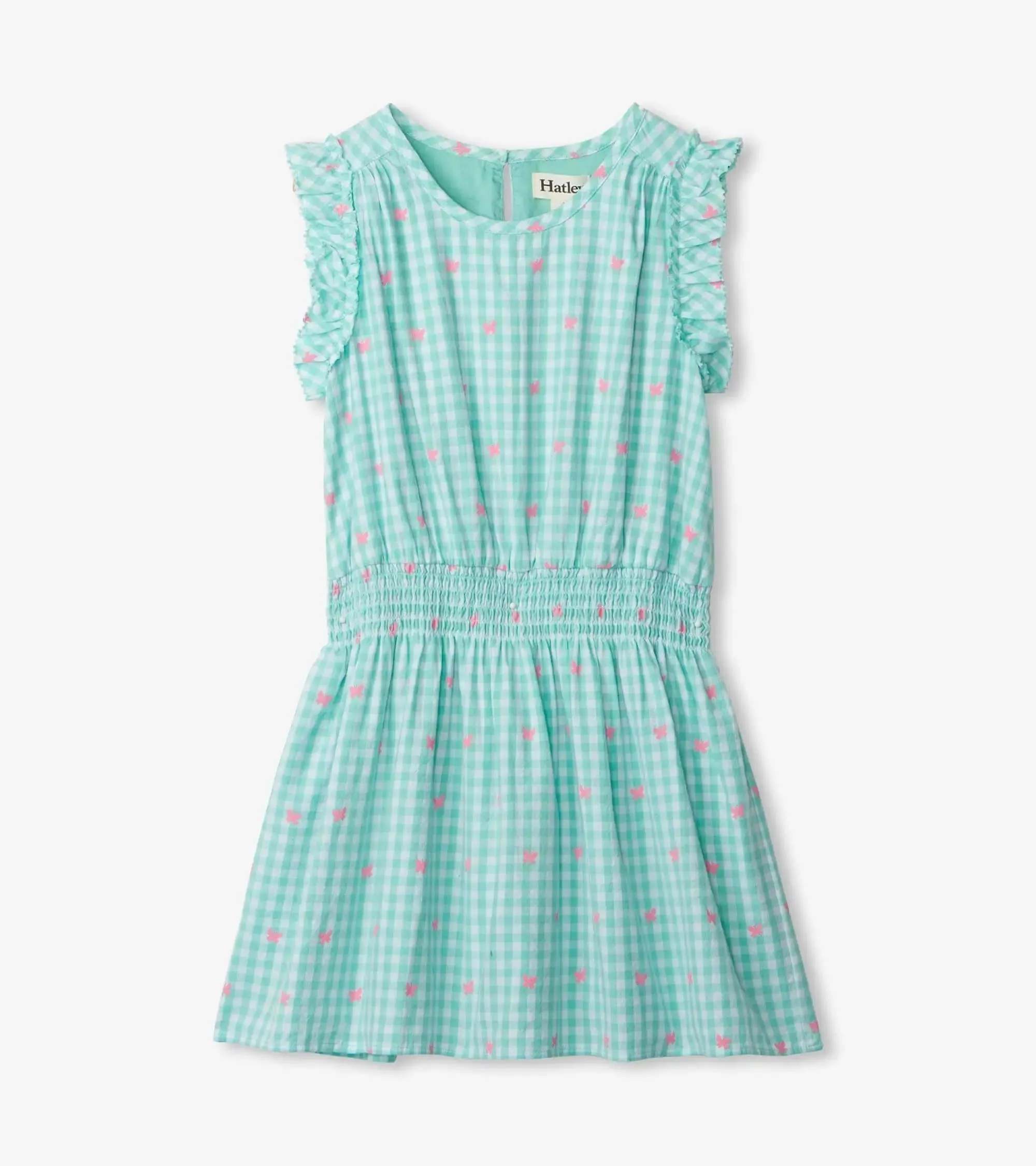 Butterfly Gingham Woven Dress | Hatley