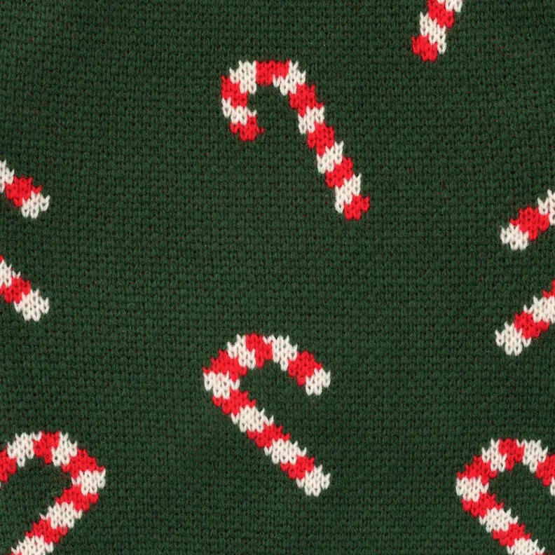 Candy Canes Knit Dog Bandana