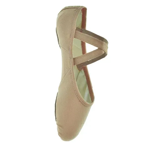 Capezio Hanami Canvas Ballet Shoe- Nude