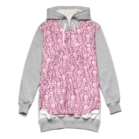 CDG x KAWS FH-B024 Button Hood Grey Pink