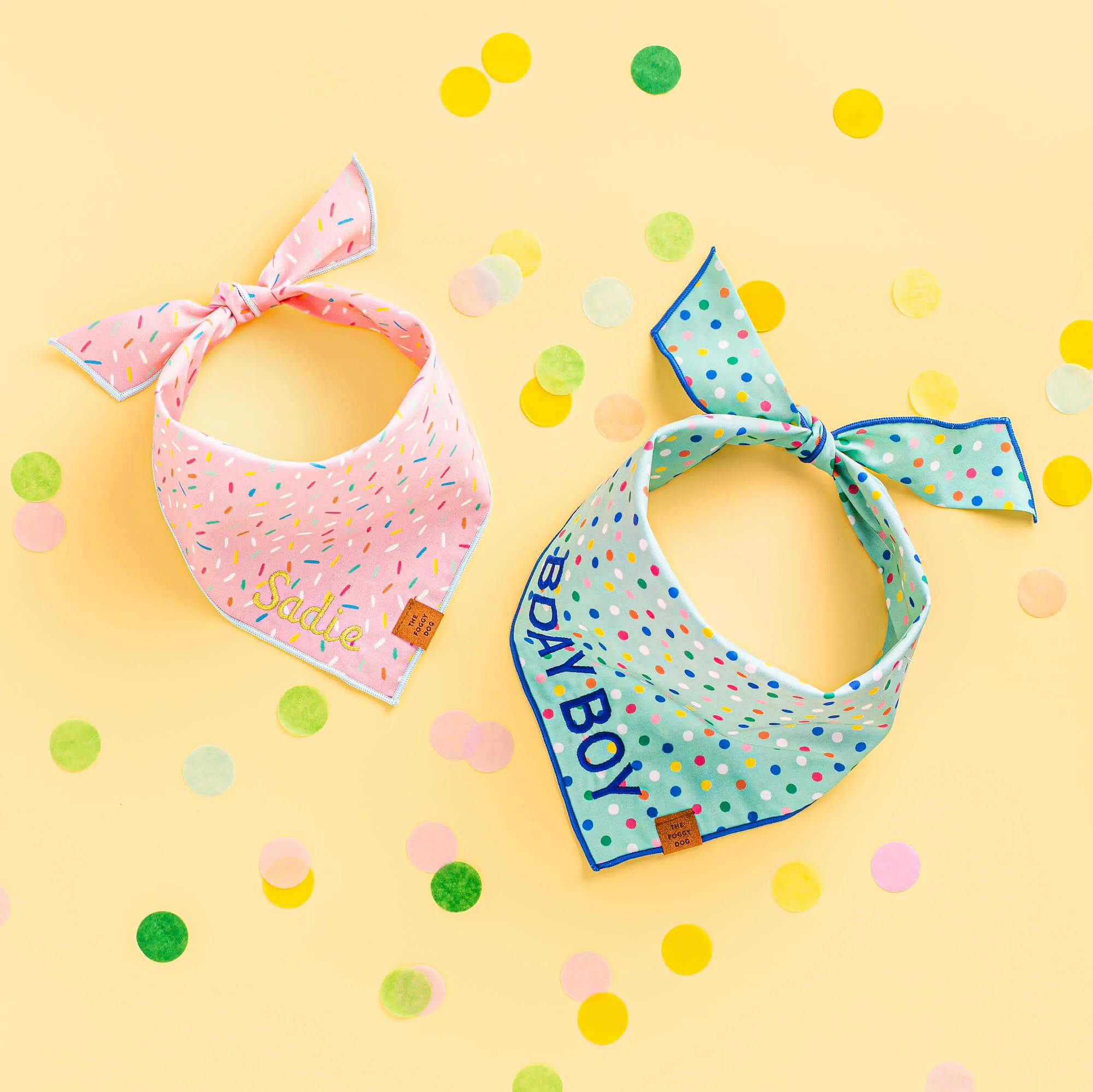 Confetti Dots Dog Bandana