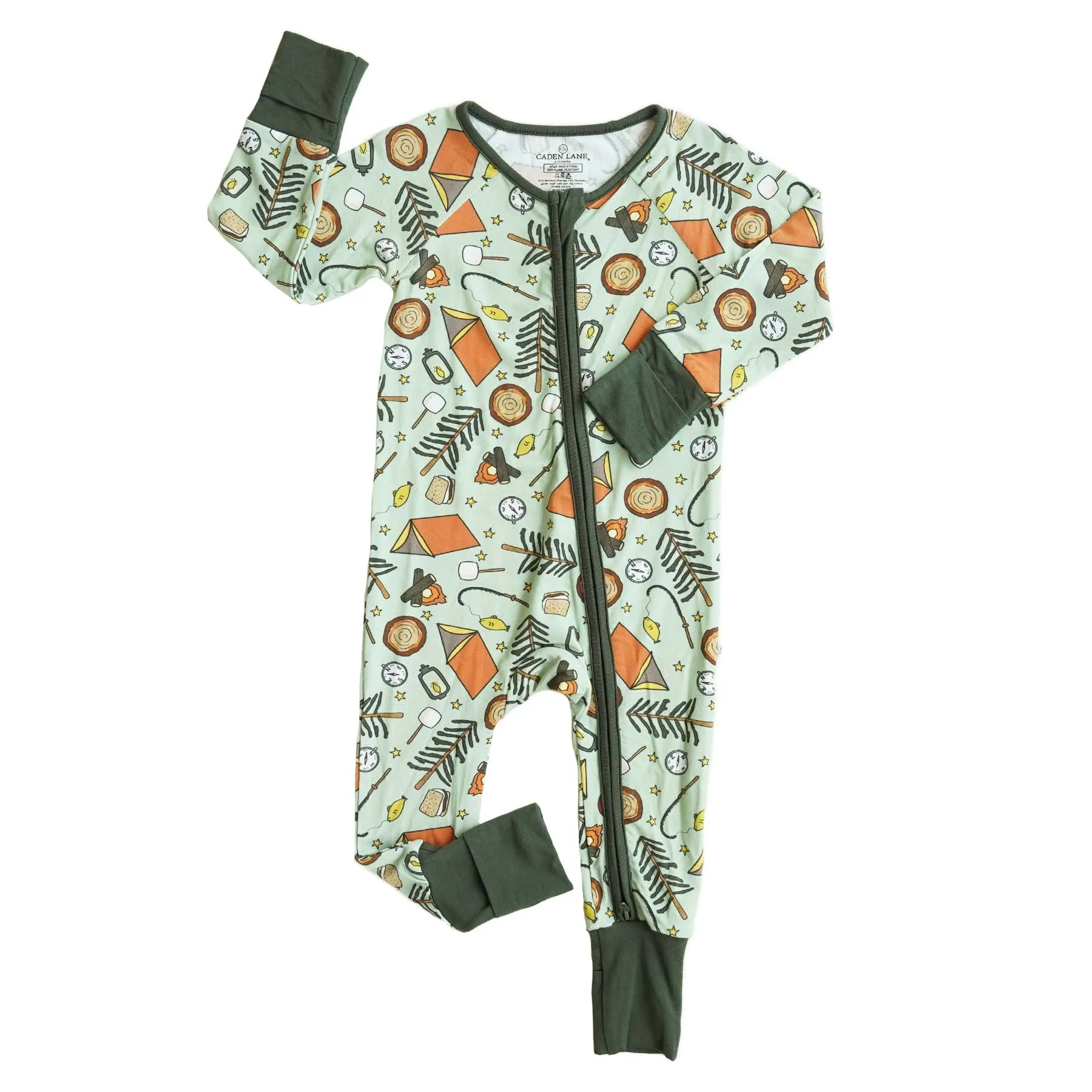 Cozy Camper Convertible Zip Romper