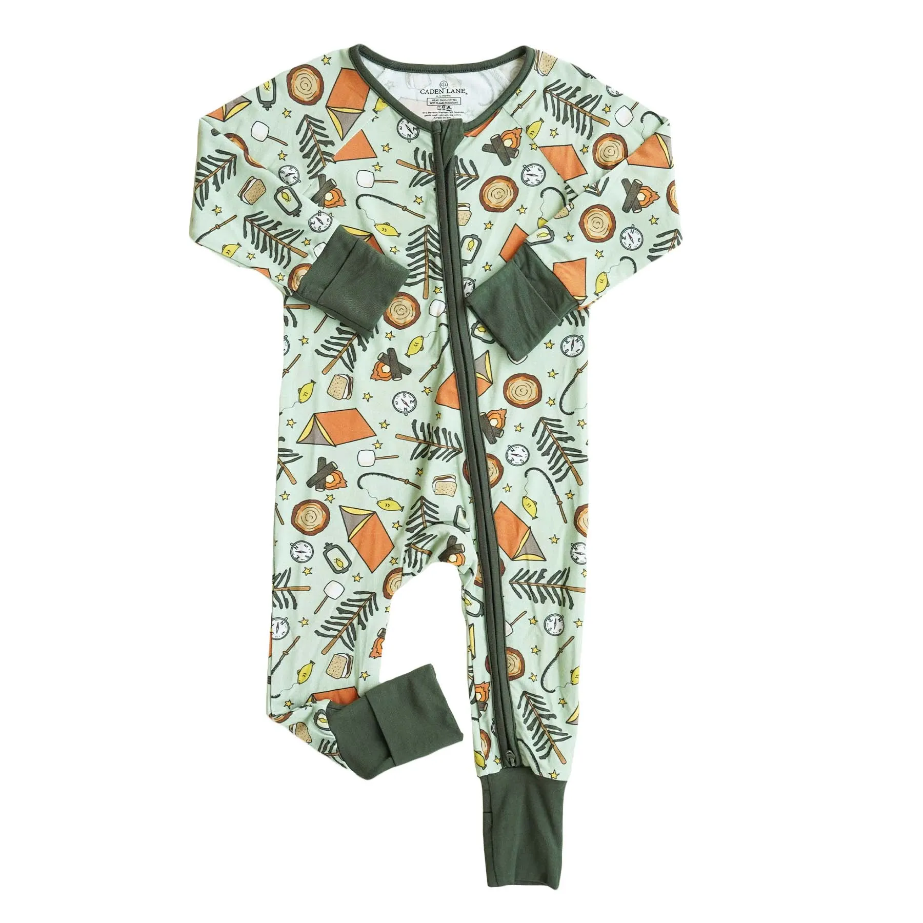 Cozy Camper Convertible Zip Romper