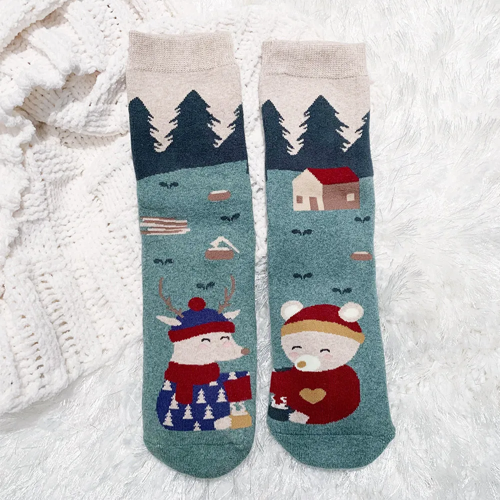 Cozy Cotton Socks - Camping