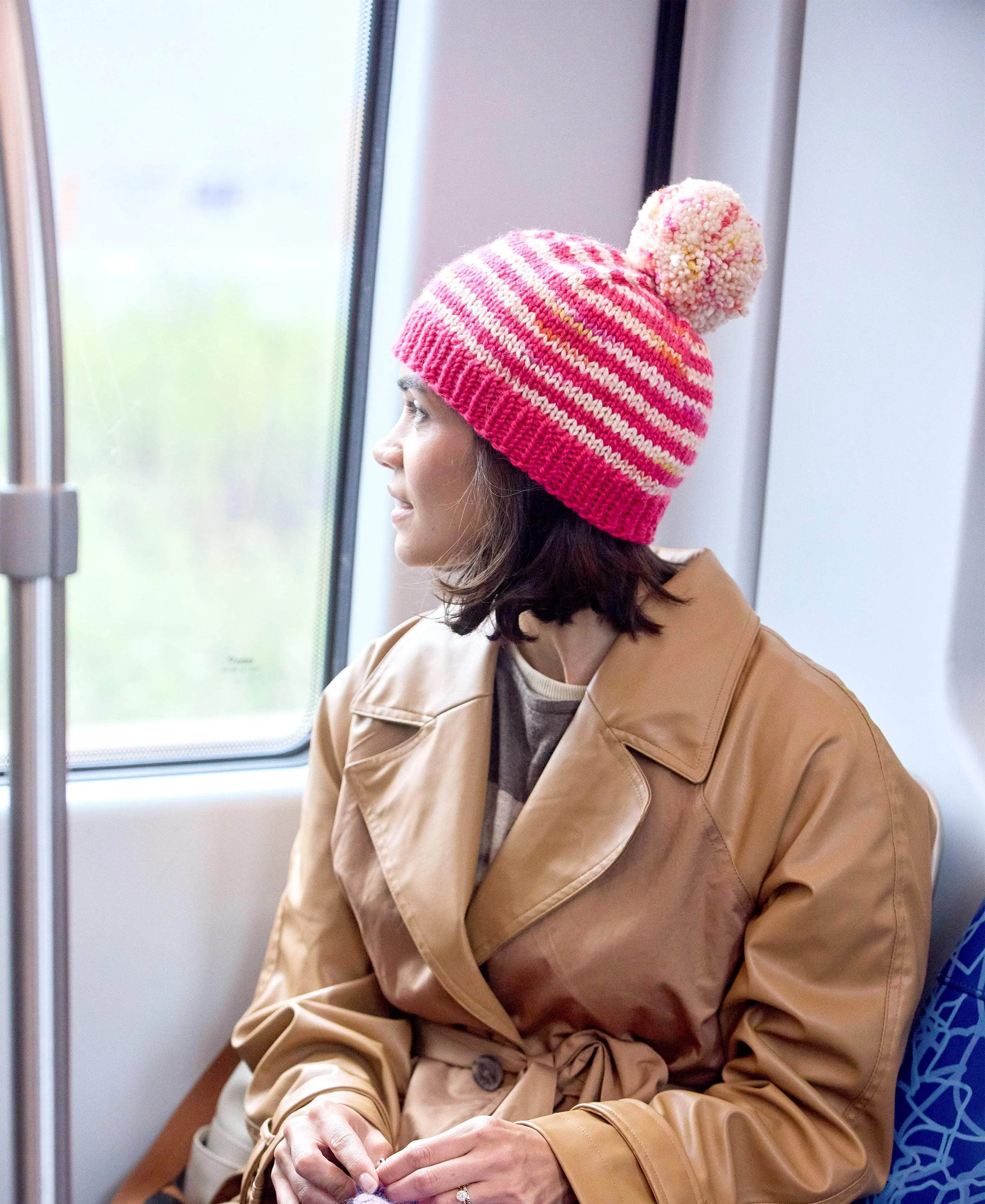 Cozy Stripes Beanie