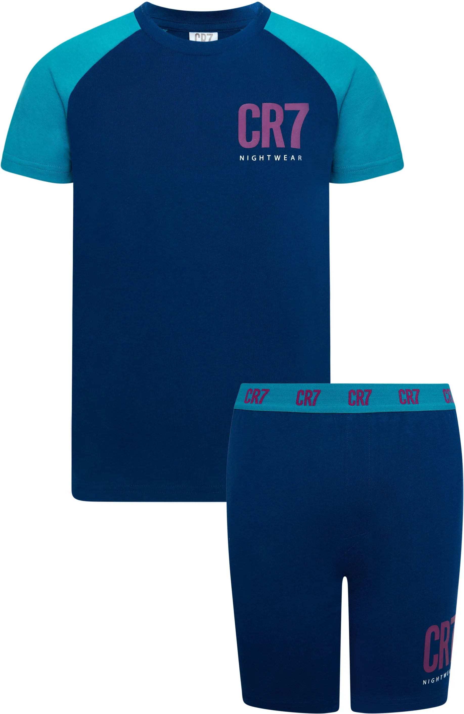 CR7 Boy's Loungewear, Pajama Set - Shorts, Short Sleeve