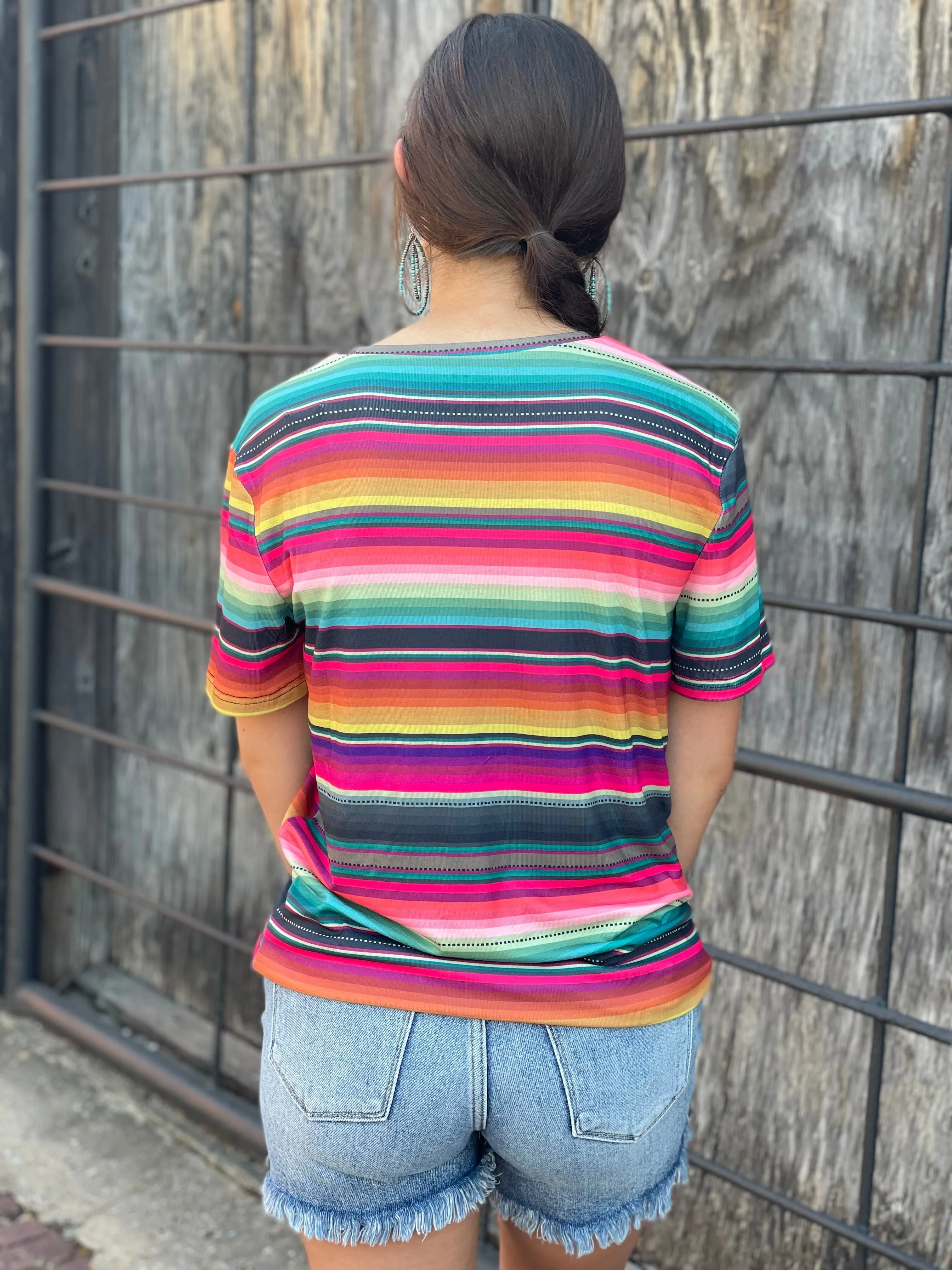 Crazy Train Sundae Soul Serape Tee