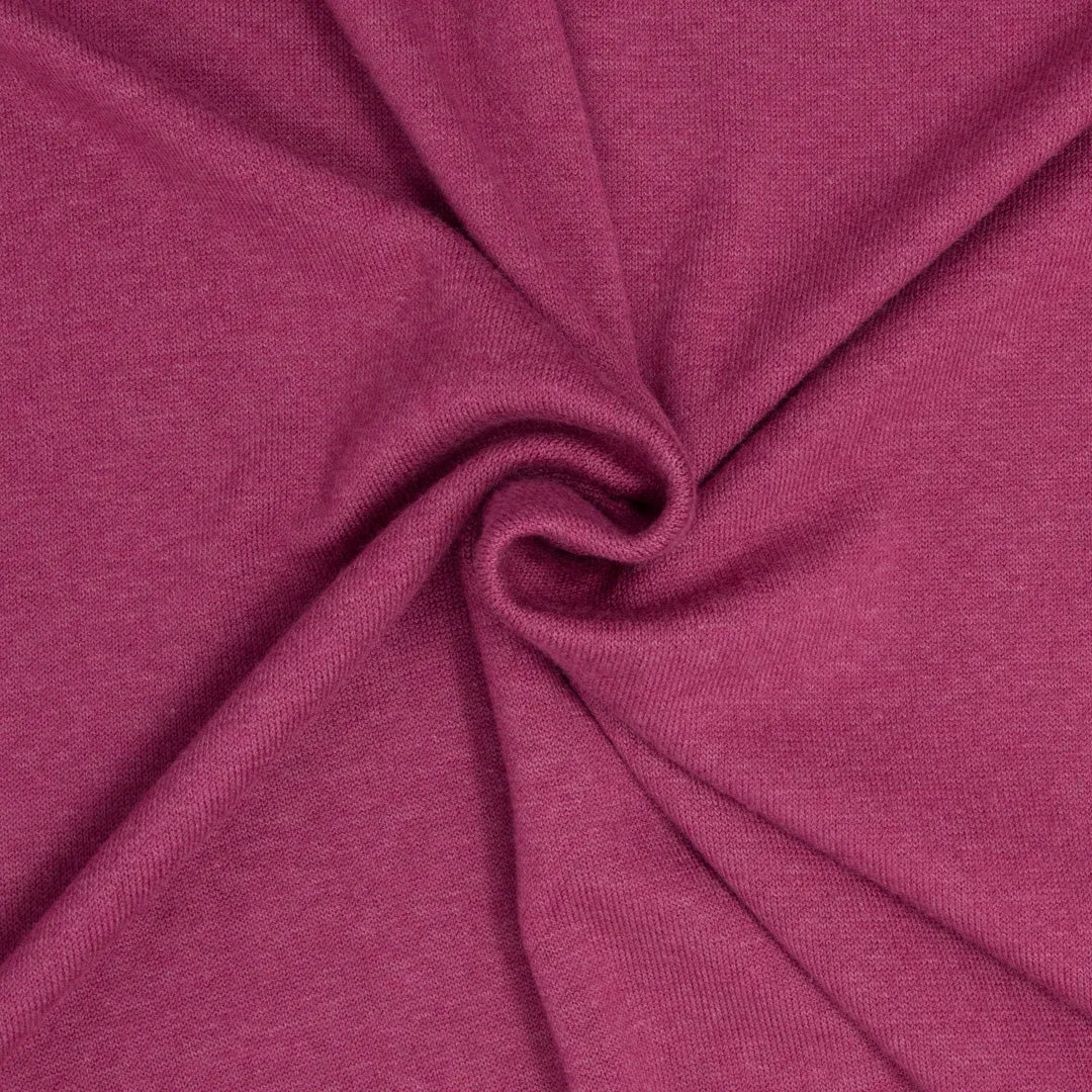 Creekside Rayon Cotton Modal Sweater Knit Dragon Fruit ½ yd