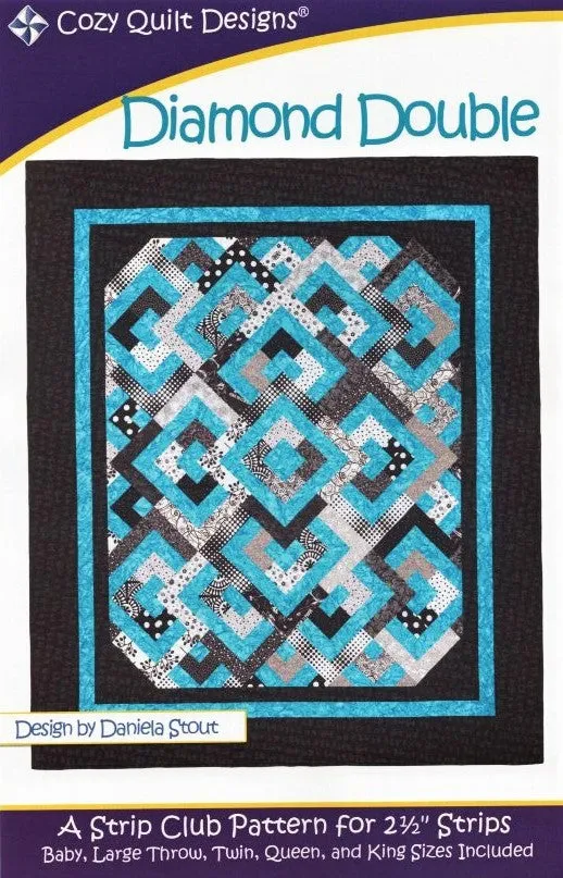 DIAMOND DOUBLE - Cozy Quilt Designs Pattern