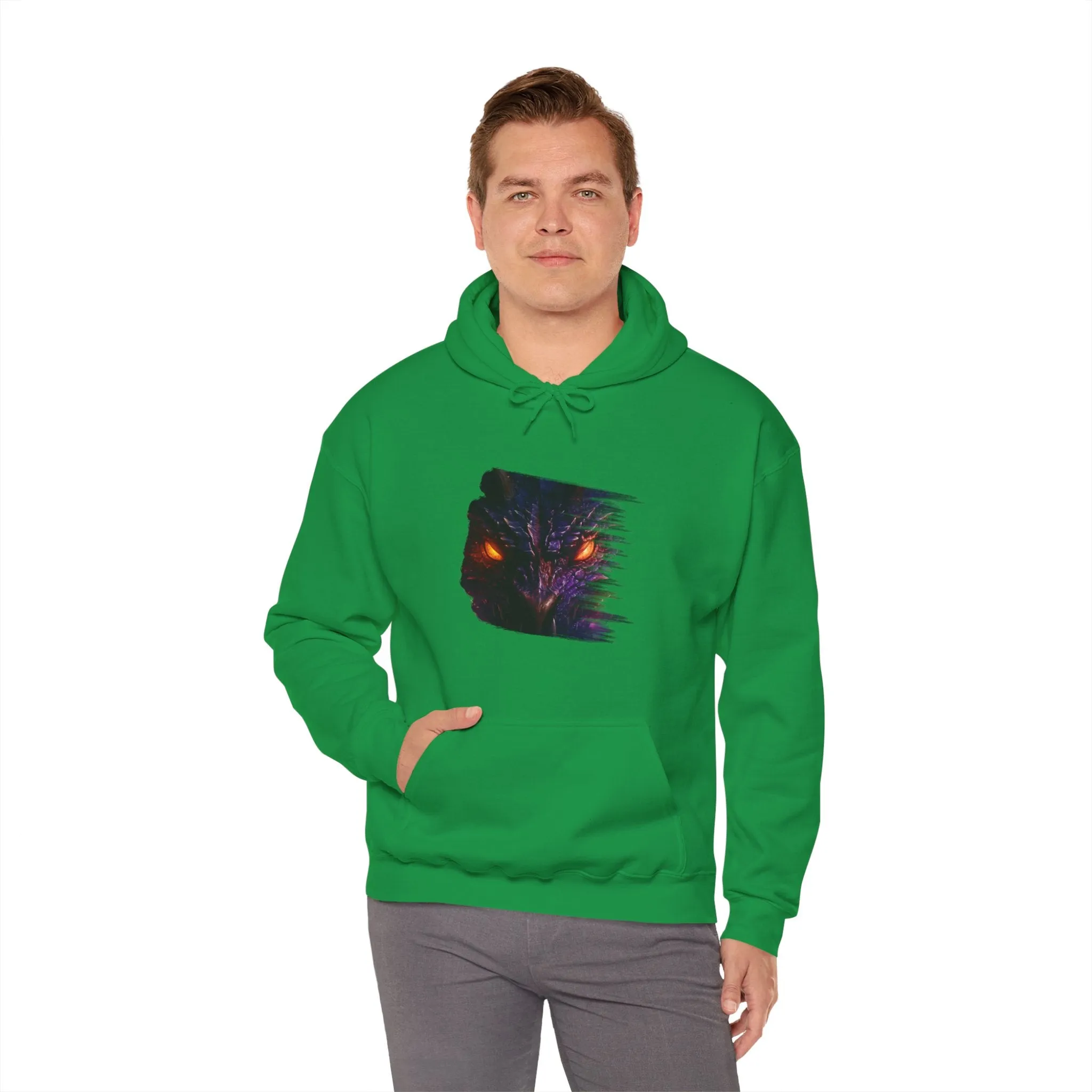 Dragon Eyes Unisex Heavy Blend™ Hooded Sweatshirt