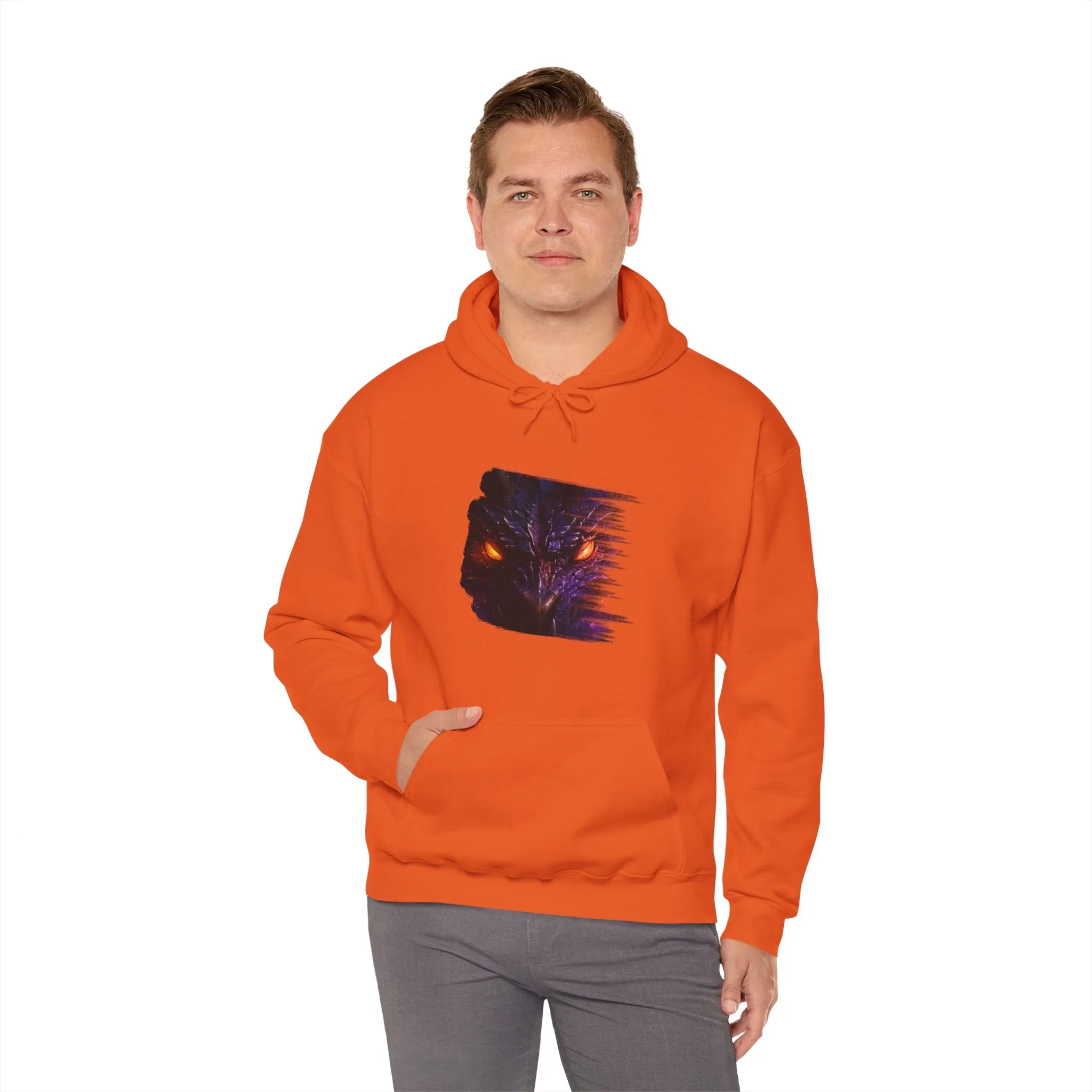 Dragon Eyes Unisex Heavy Blend™ Hooded Sweatshirt