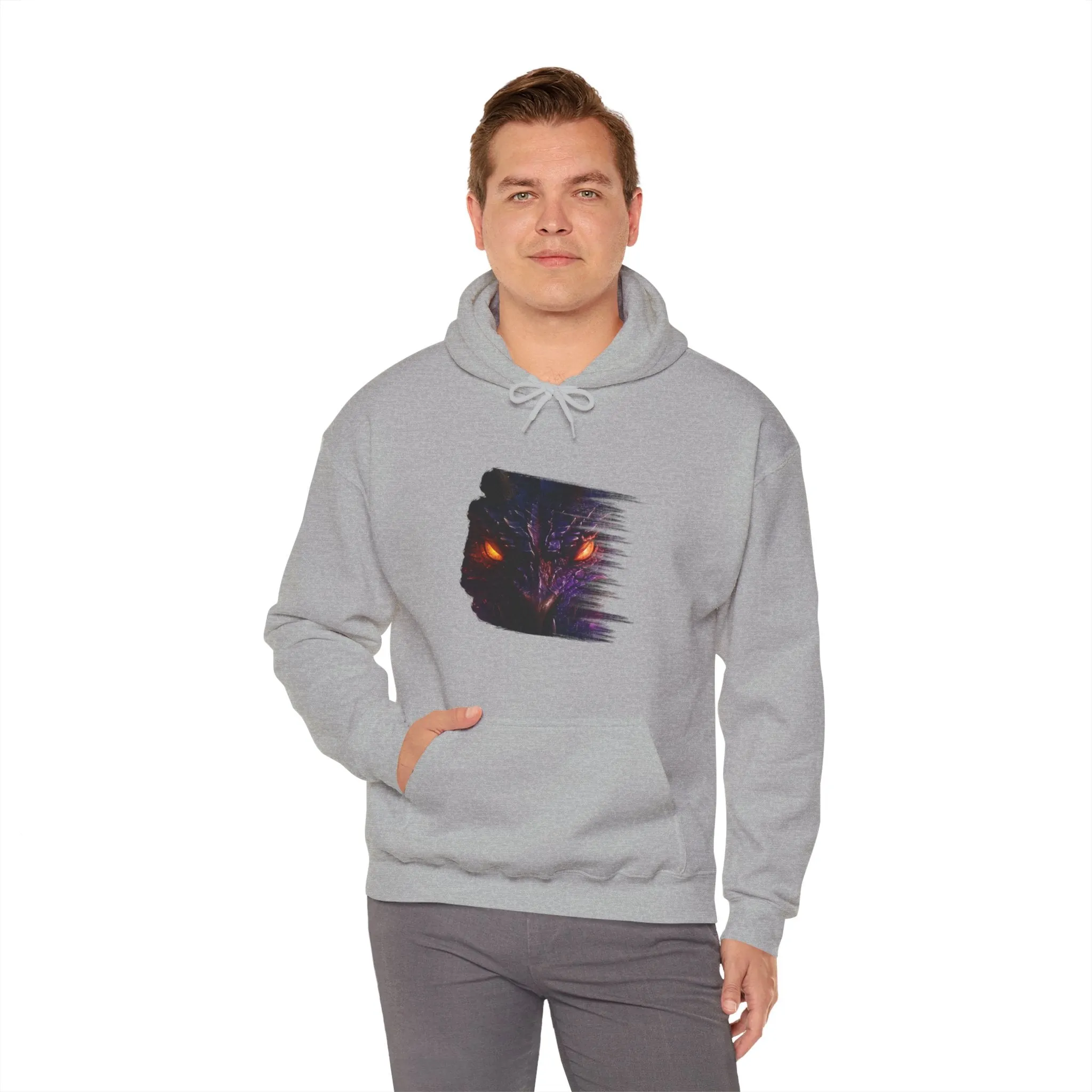 Dragon Eyes Unisex Heavy Blend™ Hooded Sweatshirt