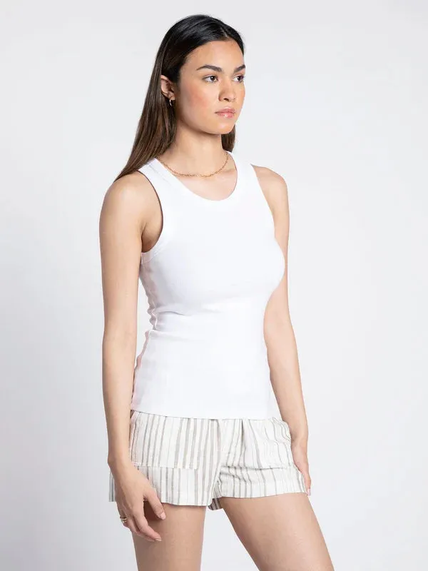 Edlin Tank in White