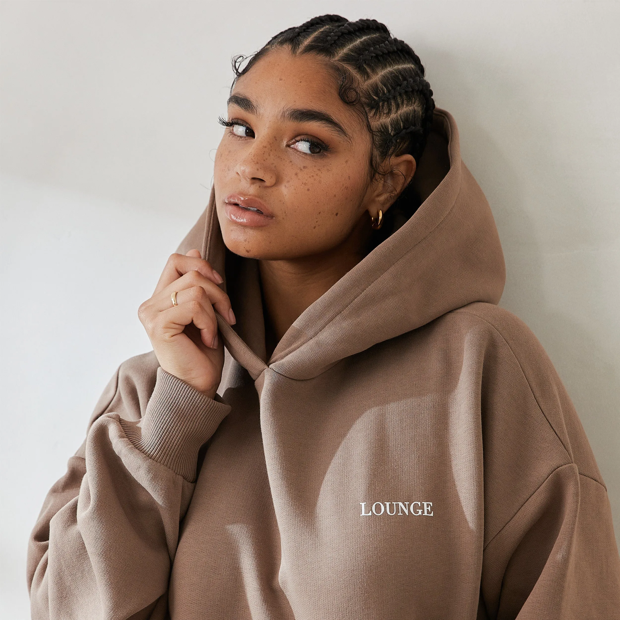 Essential Oversized Hoodie - Coffee