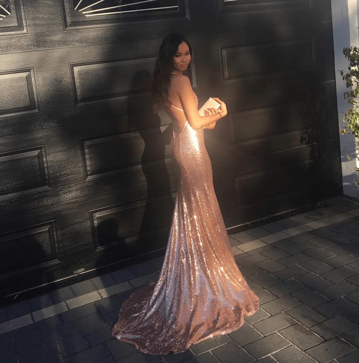 Estelle Gown - Rose Gold (L & XL - Clearance Sale)