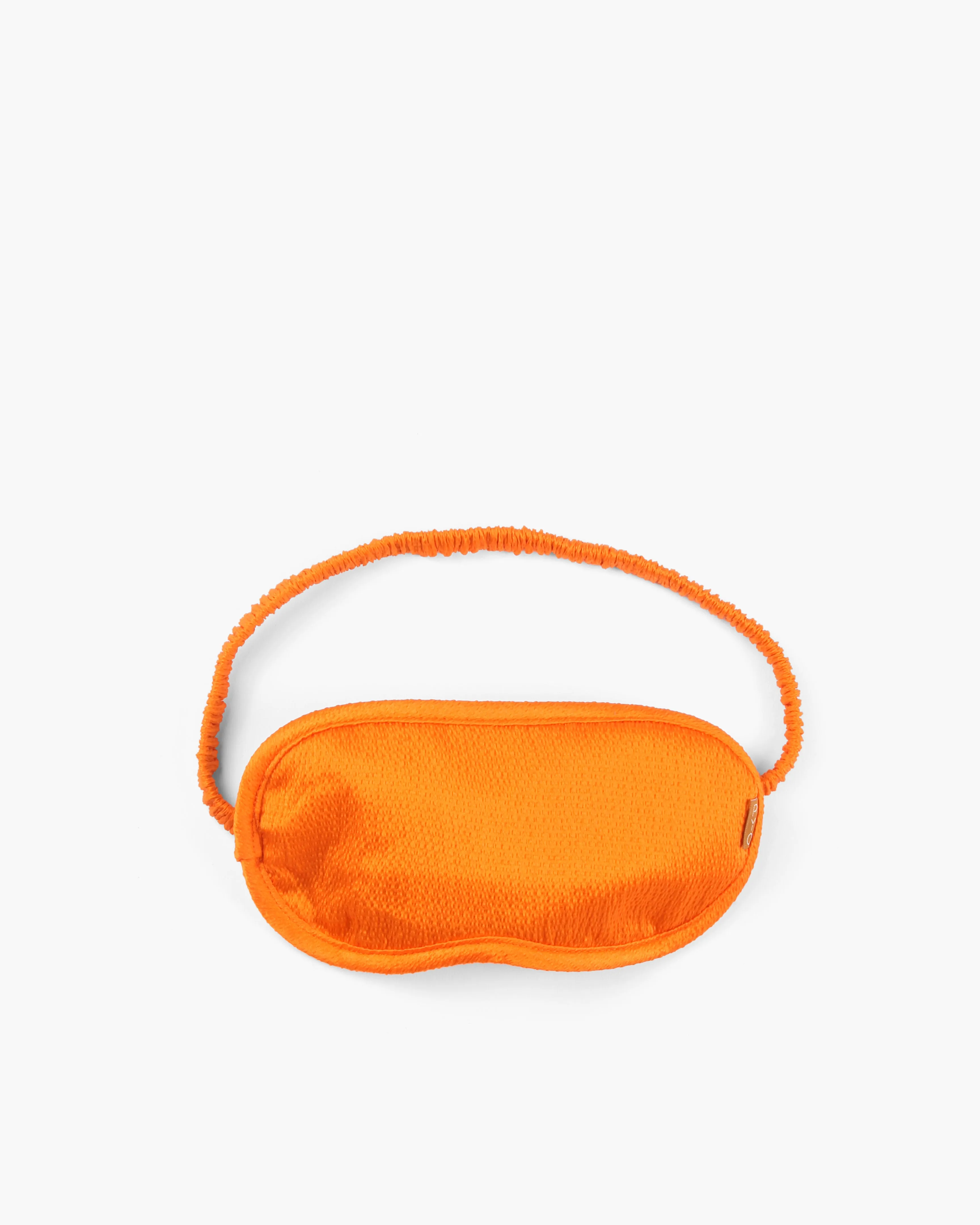 Eye Mask Hammered Silk Orange