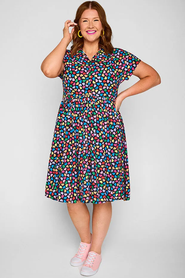 Frankie Love Candy Black Dress