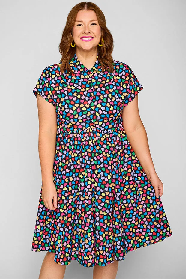 Frankie Love Candy Black Dress